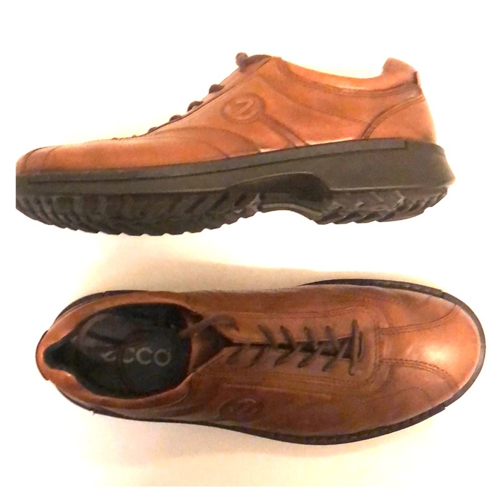 ECCO Light lace up casual. Tan | Brown Mens
